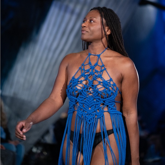 Handmade Macramé Rope Dress GoodVibeGoda Original Design - Picture 9 of 17